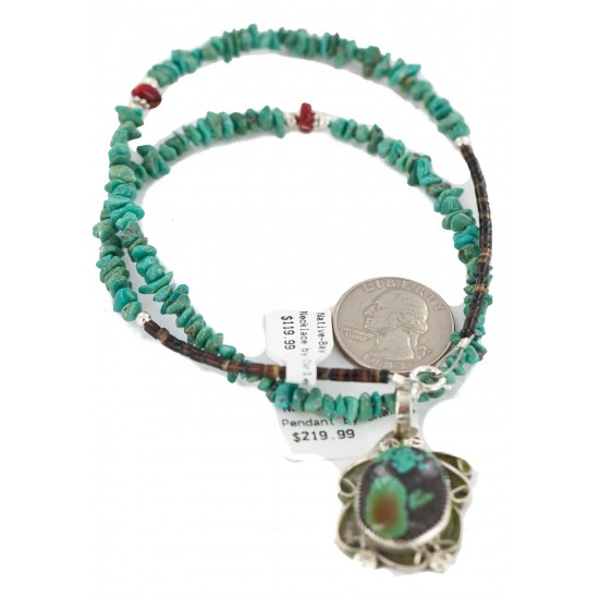 .925 Sterling Silver Certified Authentic Navajo Natural Mountain Turquoise Coral Native American Necklace 18281-2-1601-10 All Products NB160430210944 18281-2-1601-10 (by LomaSiiva) .925 Sterling Silver Certified Authentic Navajo Natural Mountain Turquoise Coral Native American Necklace 18281-2-1601-10 All Products NB160430210944 18281-2-1601-10 (by LomaSiiva)