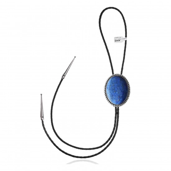 Handmade Certified Authentic Navajo .925 Sterling Silver Native American Natural Turquoise Bolo Tie 34163 Handmade Certified Authentic Navajo .925 Sterling Silver Native American Natural Turquoise Bolo Tie 34163