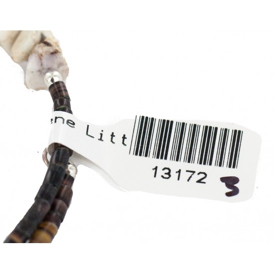 Navajo Certified Authentic White Howlite Heishi Native American Adjustable Wrap Bracelet 13172-3 All Products NB160507205055 13172-3 (by LomaSiiva) Navajo Certified Authentic White Howlite Heishi Native American Adjustable Wrap Bracelet 13172-3 All Products NB160507205055 13172-3 (by LomaSiiva)