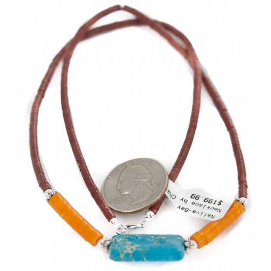 .925 Sterling Silver Certified Authentic Navajo Heishi Native American Necklace 750233 All Products NB160515003840 750233 (by LomaSiiva) .925 Sterling Silver Certified Authentic Navajo Heishi Native American Necklace 750233 All Products NB160515003840 750233 (by LomaSiiva)