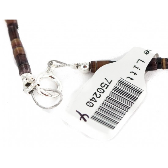 .925 Sterling Silver Certified Authentic Navajo White Howlite Jasper Native American Necklace 750240-4 Clearance NB160520174805 750240-4 (by LomaSiiva) .925 Sterling Silver Certified Authentic Navajo White Howlite Jasper Native American Necklace 750240-4 Clearance NB160520174805 750240-4 (by LomaSiiva)