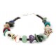.925 Sterling Silver Navajo Certified Authentic Natural Turquoise Multicolor Stones Heishi Native American Bracelet 13178-3 All Products NB160521202601 13178-3 (by LomaSiiva) .925 Sterling Silver Navajo Certified Authentic Natural Turquoise Multicolor Stones Heishi Native American Bracelet 13178-3 All Products NB160521202601 13178-3 (by LomaSiiva)