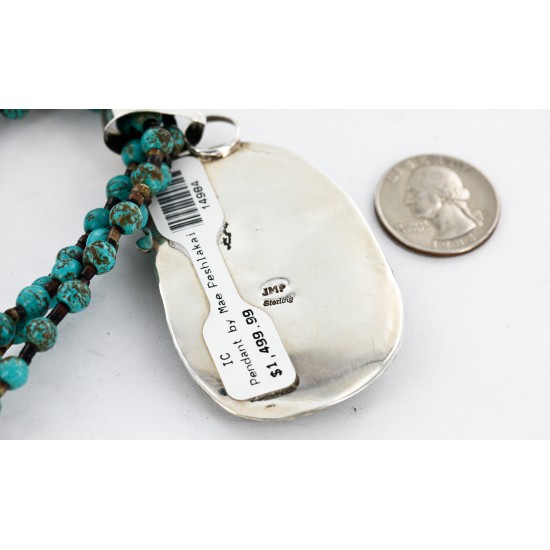 .925 Sterling Silver Handmade Certified Authentic Navajo Natural Turquoise Coral Native American Necklace 14984-15777 All Products 14984-15777 14984-15777 (by LomaSiiva) .925 Sterling Silver Handmade Certified Authentic Navajo Natural Turquoise Coral Native American Necklace 14984-15777 All Products 14984-15777 14984-15777 (by LomaSiiva)
