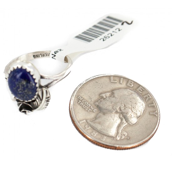 Handmade Certified Authentic Navajo .925 Sterling Silver Natural Lapis Native American Ring 26212-2 All Products NB160603172329 26212-2 (by LomaSiiva) Handmade Certified Authentic Navajo .925 Sterling Silver Natural Lapis Native American Ring 26212-2 All Products NB160603172329 26212-2 (by LomaSiiva)