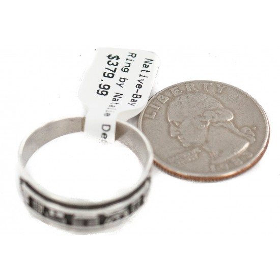 .925 Sterling Silver Certified Authentic Hopi Story Teller Native American Ring Size 13 18306-1 All Products NB160603012233 18306-1 (by LomaSiiva) .925 Sterling Silver Certified Authentic Hopi Story Teller Native American Ring Size 13 18306-1 All Products NB160603012233 18306-1 (by LomaSiiva)