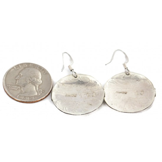 .925 Sterling Silver Certified Authentic Hopi Story Teller Native American Dangle Earrings 13184 All Products NB160603000853 13184 (by LomaSiiva) .925 Sterling Silver Certified Authentic Hopi Story Teller Native American Dangle Earrings 13184 All Products NB160603000853 13184 (by LomaSiiva)