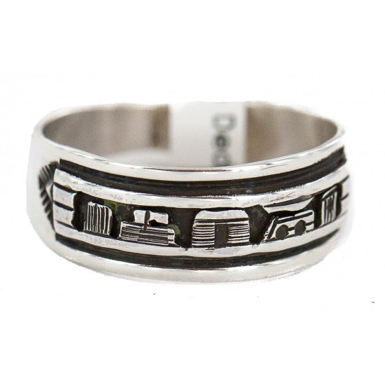 .925 Sterling Silver Certified Authentic Hopi Story Teller Native American Ring Size 12 18306 All Products NB160603001435 18306 (by LomaSiiva) .925 Sterling Silver Certified Authentic Hopi Story Teller Native American Ring Size 12 18306 All Products NB160603001435 18306 (by LomaSiiva)