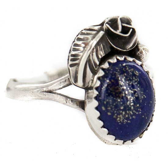 Handmade Certified Authentic Navajo .925 Sterling Silver Natural Lapis Native American Ring 26212-2 All Products NB160603172329 26212-2 (by LomaSiiva) Handmade Certified Authentic Navajo .925 Sterling Silver Natural Lapis Native American Ring 26212-2 All Products NB160603172329 26212-2 (by LomaSiiva)