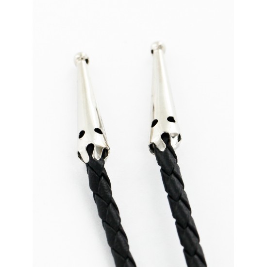Handmade Certified Authentic Navajo .925 Sterling Silver Natural Black Onyx Native American Bolo Tie 24407-4 All Products 24407-4 24407-4 (by LomaSiiva) Handmade Certified Authentic Navajo .925 Sterling Silver Natural Black Onyx Native American Bolo Tie 24407-4 All Products 24407-4 24407-4 (by LomaSiiva)