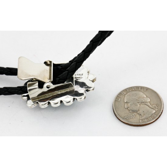 Handmade Certified Authentic Navajo .925 Sterling Silver Natural Turquoise Native American Bolo Tie 24406-3 All Products 24406-3 24406-3 (by LomaSiiva) Handmade Certified Authentic Navajo .925 Sterling Silver Natural Turquoise Native American Bolo Tie 24406-3 All Products 24406-3 24406-3 (by LomaSiiva)