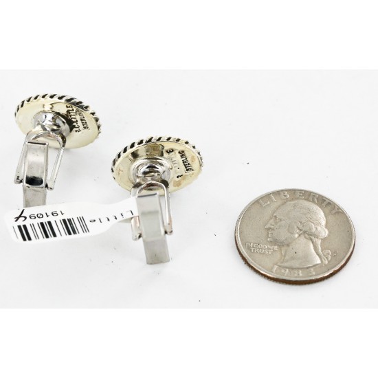 Handmade Certified Authentic Navajo .925 Sterling Silver Natural Black Onyx Native American Cuff Links 19109-4 Cufflinks 19109-4 19109-4 (by LomaSiiva) Handmade Certified Authentic Navajo .925 Sterling Silver Natural Black Onyx Native American Cuff Links 19109-4 Cufflinks 19109-4 19109-4 (by LomaSiiva)