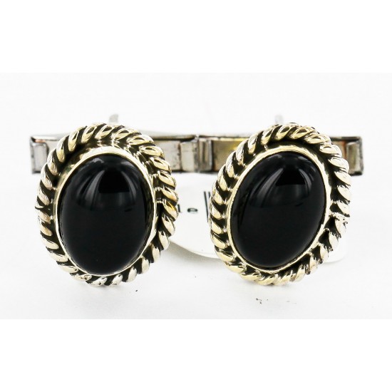 Handmade Certified Authentic Navajo .925 Sterling Silver Natural Black Onyx Native American Cuff Links 19109-4 Cufflinks 19109-4 19109-4 (by LomaSiiva) Handmade Certified Authentic Navajo .925 Sterling Silver Natural Black Onyx Native American Cuff Links 19109-4 Cufflinks 19109-4 19109-4 (by LomaSiiva)