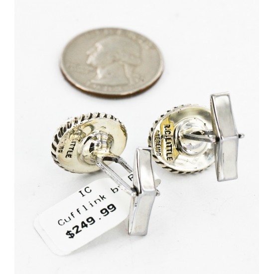 Handmade Certified Authentic Navajo .925 Sterling Silver Natural Black Onyx Native American Cuff Links 19109-4 Cufflinks 19109-4 19109-4 (by LomaSiiva) Handmade Certified Authentic Navajo .925 Sterling Silver Natural Black Onyx Native American Cuff Links 19109-4 Cufflinks 19109-4 19109-4 (by LomaSiiva)