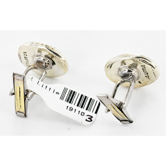 Handmade Certified Authentic Navajo .925 Sterling Silver Natural Turquoise Native American Cuff Links 19110-3 Cufflinks 19110-3 19110-3 (by LomaSiiva) Handmade Certified Authentic Navajo .925 Sterling Silver Natural Turquoise Native American Cuff Links 19110-3 Cufflinks 19110-3 19110-3 (by LomaSiiva)