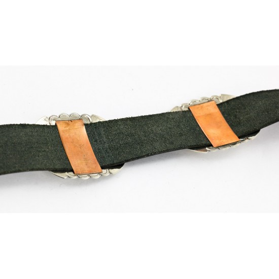 Certified Authentic Navajo Nickel Copper Natural Turquoise Concho Belt 19157 All Products 19157 19157 (by LomaSiiva) Certified Authentic Navajo Nickel Copper Natural Turquoise Concho Belt 19157 All Products 19157 19157 (by LomaSiiva)