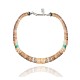 .925 Sterling Silver Certified Authentic Navajo Native American 1 strand Natural Turquoise Graduated Melon Shell Necklace 35118 .925 Sterling Silver Certified Authentic Navajo Native American 1 strand Natural Turquoise Graduated Melon Shell Necklace 35118