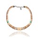 .925 Sterling Silver Certified Authentic Navajo Native American 1 strand Natural Turquoise Graduated Melon Shell Necklace 35118 .925 Sterling Silver Certified Authentic Navajo Native American 1 strand Natural Turquoise Graduated Melon Shell Necklace 35118