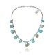 .925 Sterling Silver Certified Authentic Navajo Native American Natural Turquoise Necklace 35154 .925 Sterling Silver Certified Authentic Navajo Native American Natural Turquoise Necklace 35154
