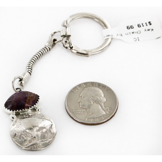 Vintage Style OLD Buffalo Coin Certified Authentic Navajo .925 Sterling Silver Natural Purple Spiny Oyster Native American Keychain 10336-5 All Products 10336-5 10336-5 (by LomaSiiva) Vintage Style OLD Buffalo Coin Certified Authentic Navajo .925 Sterling Silver Natural Purple Spiny Oyster Native American Keychain 10336-5 All Products 10336-5 10336-5 (by LomaSiiva)