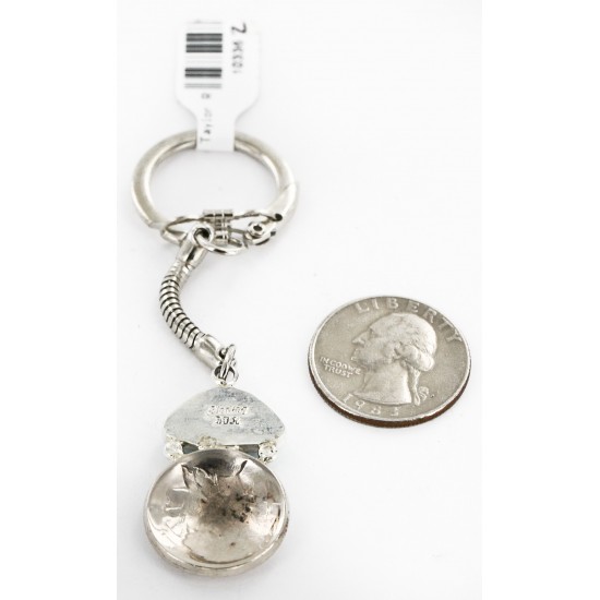 Vintage Style OLD Buffalo Coin Certified Authentic Navajo .925 Sterling Silver Natural Turquoise Native American Keychain 10336-2 All Products 10336-2 10336-2 (by LomaSiiva) Vintage Style OLD Buffalo Coin Certified Authentic Navajo .925 Sterling Silver Natural Turquoise Native American Keychain 10336-2 All Products 10336-2 10336-2 (by LomaSiiva)