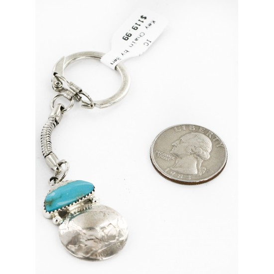 Vintage Style OLD Buffalo Coin Certified Authentic Navajo .925 Sterling Silver Natural Turquoise Native American Keychain 10336-2 All Products 10336-2 10336-2 (by LomaSiiva) Vintage Style OLD Buffalo Coin Certified Authentic Navajo .925 Sterling Silver Natural Turquoise Native American Keychain 10336-2 All Products 10336-2 10336-2 (by LomaSiiva)