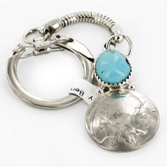 Vintage Style OLD Buffalo Coin Certified Authentic Navajo .925 Sterling Silver Natural Turquoise Native American Keychain 10336-3 All Products 10336-3 10336-3 (by LomaSiiva) Vintage Style OLD Buffalo Coin Certified Authentic Navajo .925 Sterling Silver Natural Turquoise Native American Keychain 10336-3 All Products 10336-3 10336-3 (by LomaSiiva)