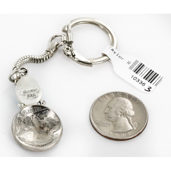 Vintage Style OLD Buffalo Coin Certified Authentic Navajo .925 Sterling Silver Natural Turquoise Native American Keychain 10336-3 All Products 10336-3 10336-3 (by LomaSiiva) Vintage Style OLD Buffalo Coin Certified Authentic Navajo .925 Sterling Silver Natural Turquoise Native American Keychain 10336-3 All Products 10336-3 10336-3 (by LomaSiiva)