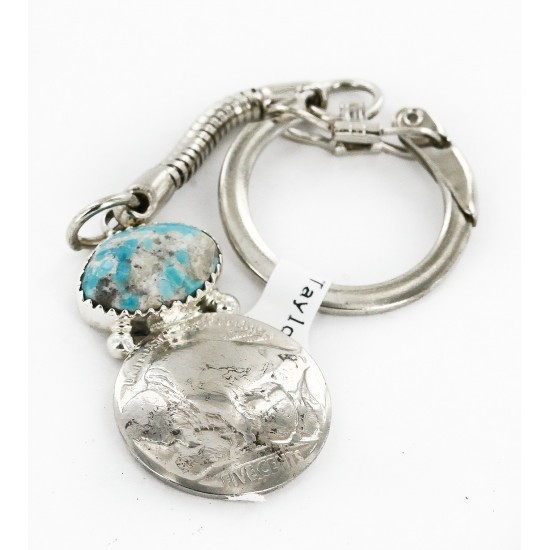 Vintage Style OLD Buffalo Coin Certified Authentic Navajo .925 Sterling Silver Natural Turquoise Native American Keychain 10336-4 All Products 10336-4 10336-4 (by LomaSiiva) Vintage Style OLD Buffalo Coin Certified Authentic Navajo .925 Sterling Silver Natural Turquoise Native American Keychain 10336-4 All Products 10336-4 10336-4 (by LomaSiiva)