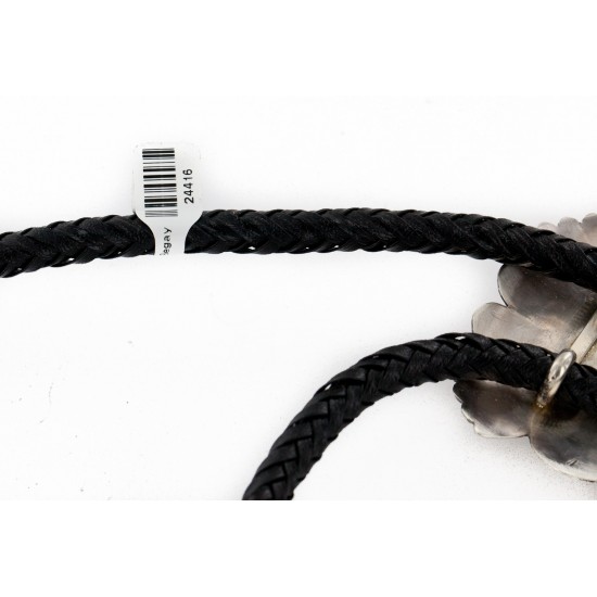 Large Handmade Certified Authentic Leather Navajo .925 Sterling Silver Natural Turquoise Native American Bolo Tie 24416 All Products 24416 24416 (by LomaSiiva) Large Handmade Certified Authentic Leather Navajo .925 Sterling Silver Natural Turquoise Native American Bolo Tie 24416 All Products 24416 24416 (by LomaSiiva)