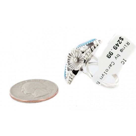 Handmade Certified Authentic Navajo .925 Sterling Silver Natural Turquoise Native American Ring Size 7 26208-3 All Products NB160121214742-3 26208-3 (by LomaSiiva) Handmade Certified Authentic Navajo .925 Sterling Silver Natural Turquoise Native American Ring Size 7 26208-3 All Products NB160121214742-3 26208-3 (by LomaSiiva)