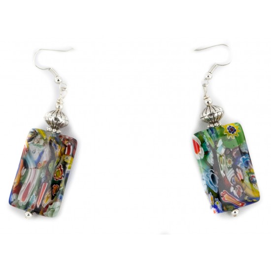 Certified Authentic Navajo .925 Sterling Silver Multicolor Glass Natural Hematite Set 17057 Sets NB160113214134 17057 (by LomaSiiva) Certified Authentic Navajo .925 Sterling Silver Multicolor Glass Natural Hematite Set 17057 Sets NB160113214134 17057 (by LomaSiiva)