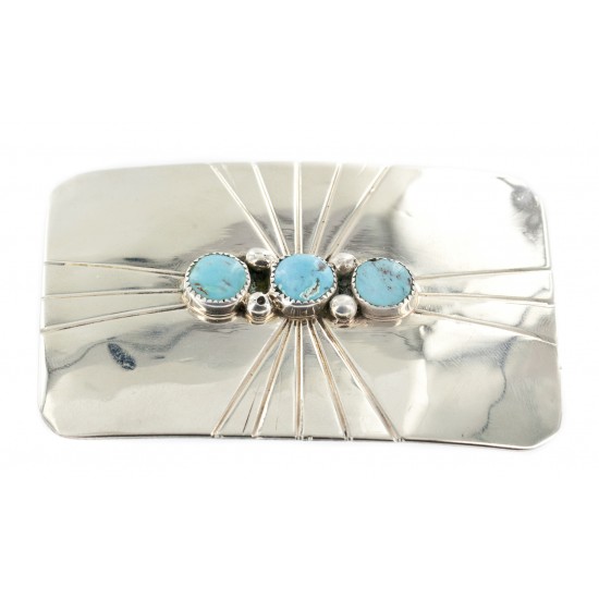 Handmade Certified Authentic Navajo Nickel Natural Turquoise Native American Buckle 1210 All Products NB160114212150 1210 (by LomaSiiva) Handmade Certified Authentic Navajo Nickel Natural Turquoise Native American Buckle 1210 All Products NB160114212150 1210 (by LomaSiiva)
