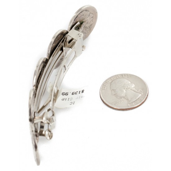 Vintage Style Buffalo Nickel Handmade Certified Authentic Navajo Nickel Native American Hair Barrettes 10322-00 All Products NB151120043916 10322-00 (by LomaSiiva) Vintage Style Buffalo Nickel Handmade Certified Authentic Navajo Nickel Native American Hair Barrettes 10322-00 All Products NB151120043916 10322-00 (by LomaSiiva)