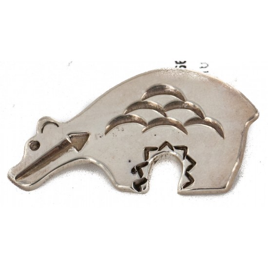 Certified Authentic Bear Navajo .925 Sterling Silver Native American Pin and Pendant 24267 Pins NB151122030203 24267 (by LomaSiiva) Certified Authentic Bear Navajo .925 Sterling Silver Native American Pin and Pendant 24267 Pins NB151122030203 24267 (by LomaSiiva)