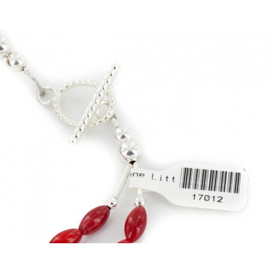 2 Strand Certified Authentic Navajo .925 Sterling Silver Hooks Coral Earrings and Native American Necklace Set 17012-18105-2 Sets NB151211203840 17012-18105-2 (by LomaSiiva) 2 Strand Certified Authentic Navajo .925 Sterling Silver Hooks Coral Earrings and Native American Necklace Set 17012-18105-2 Sets NB151211203840 17012-18105-2 (by LomaSiiva)