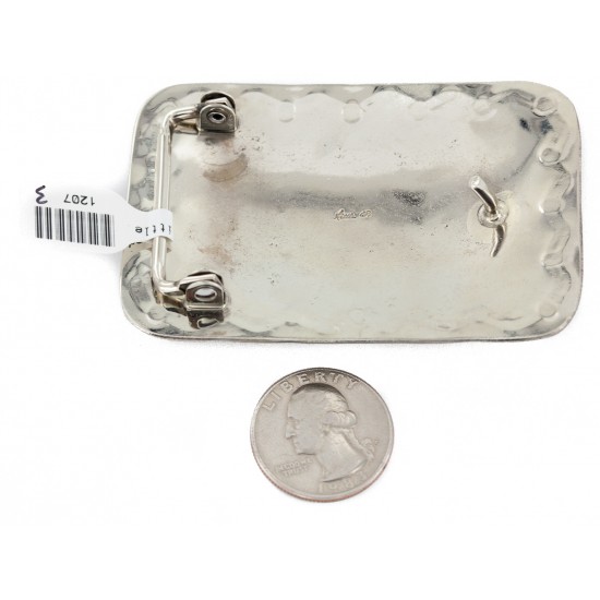 Certified Authentic Handmade Navajo Nickel Natural Turquoise Native American Buckle 1207-3 All Products NB151215041123 1207-3 (by LomaSiiva) Certified Authentic Handmade Navajo Nickel Natural Turquoise Native American Buckle 1207-3 All Products NB151215041123 1207-3 (by LomaSiiva)