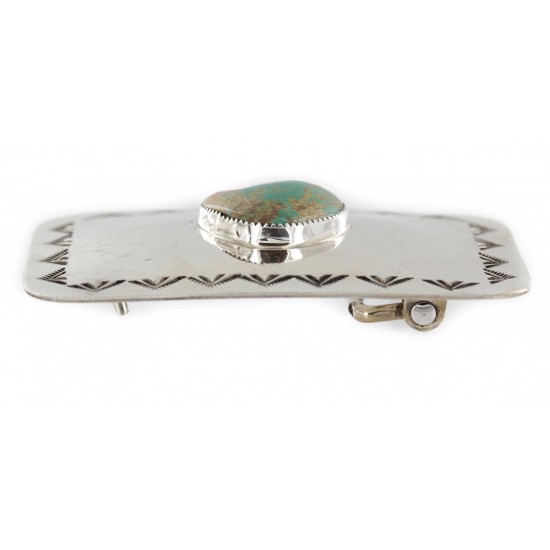 Handmade Certified Authentic Navajo Nickel Natural Turquoise Native American Buckle 1207-2 All Products NB151215043008 1207-2 (by LomaSiiva) Handmade Certified Authentic Navajo Nickel Natural Turquoise Native American Buckle 1207-2 All Products NB151215043008 1207-2 (by LomaSiiva)