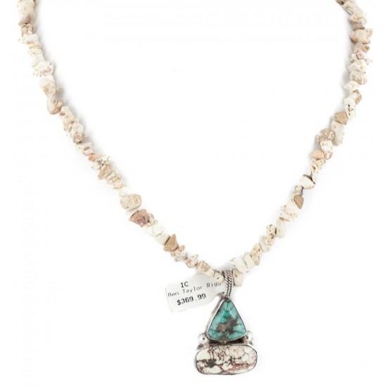 .925 Sterling Silver Certified Authentic Navajo Natural White Buffalo Native American Necklace 34032-6-15222 All Products NB160109023616 34032-6-15222 (by LomaSiiva) .925 Sterling Silver Certified Authentic Navajo Natural White Buffalo Native American Necklace 34032-6-15222 All Products NB160109023616 34032-6-15222 (by LomaSiiva)