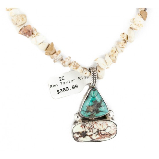 .925 Sterling Silver Certified Authentic Navajo Natural White Buffalo Native American Necklace 34032-6-15222 All Products NB160109023616 34032-6-15222 (by LomaSiiva) .925 Sterling Silver Certified Authentic Navajo Natural White Buffalo Native American Necklace 34032-6-15222 All Products NB160109023616 34032-6-15222 (by LomaSiiva)