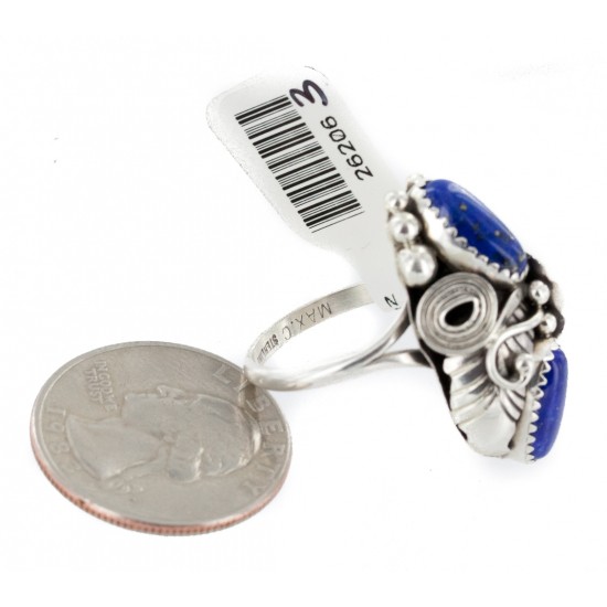 Handmade Certified Authentic Navajo .925 Sterling Silver Natural Lapis Lazuli Native American Ring Size 7 26206-3 All Products NB151223223741-3 26206-3 (by LomaSiiva) Handmade Certified Authentic Navajo .925 Sterling Silver Natural Lapis Lazuli Native American Ring Size 7 26206-3 All Products NB151223223741-3 26206-3 (by LomaSiiva)