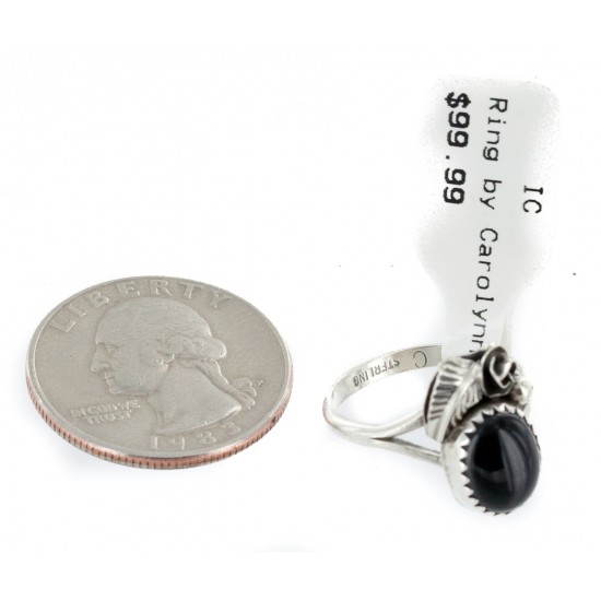 Handmade Certified Authentic Navajo .925 Sterling Silver Black Onyx Native American Ring Size 8 26203-4 All Products NB151223232614-4 26203-4 (by LomaSiiva) Handmade Certified Authentic Navajo .925 Sterling Silver Black Onyx Native American Ring Size 8 26203-4 All Products NB151223232614-4 26203-4 (by LomaSiiva)
