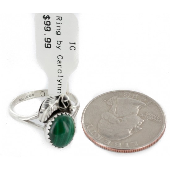 Handmade Certified Authentic Navajo .925 Sterling Silver Natural Malachite Native American Ring Size 7 26203-32 All Products NB151224000809-32 26203-32 (by LomaSiiva) Handmade Certified Authentic Navajo .925 Sterling Silver Natural Malachite Native American Ring Size 7 26203-32 All Products NB151224000809-32 26203-32 (by LomaSiiva)