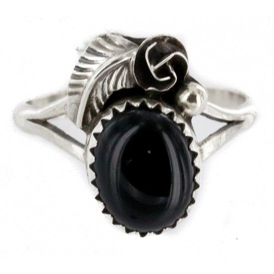 Handmade Certified Authentic Navajo .925 Sterling Silver Black Onyx Native American Ring Size 8 26203-4 All Products NB151223232614-4 26203-4 (by LomaSiiva) Handmade Certified Authentic Navajo .925 Sterling Silver Black Onyx Native American Ring Size 8 26203-4 All Products NB151223232614-4 26203-4 (by LomaSiiva)