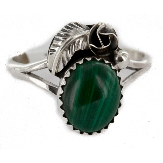 Handmade Certified Authentic Navajo .925 Sterling Silver Natural Malachite Native American Ring Size 7 26203-32 All Products NB151224000809-32 26203-32 (by LomaSiiva) Handmade Certified Authentic Navajo .925 Sterling Silver Natural Malachite Native American Ring Size 7 26203-32 All Products NB151224000809-32 26203-32 (by LomaSiiva)