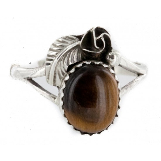 Handmade Certified Authentic Navajo .925 Sterling Silver Natural Tigers Eye Native American Ring Size 8 26203-13 All Products NB151223231557-13 26203-13 (by LomaSiiva) Handmade Certified Authentic Navajo .925 Sterling Silver Natural Tigers Eye Native American Ring Size 8 26203-13 All Products NB151223231557-13 26203-13 (by LomaSiiva)