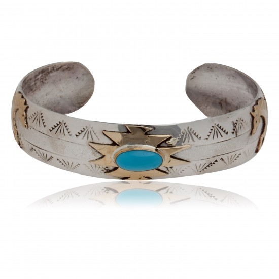 12kt Gold Filled and .925 Sterling Silver Handmade Bear Paw Certified Authentic Navajo Turquoise Native American Bracelet 390770994832 All Products 12587-2 390770994832 (by LomaSiiva) 12kt Gold Filled and .925 Sterling Silver Handmade Bear Paw Certified Authentic Navajo Turquoise Native American Bracelet 390770994832 All Products 12587-2 390770994832 (by LomaSiiva)