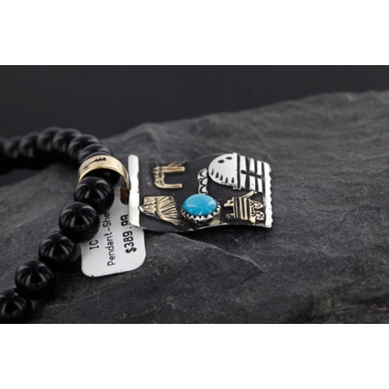 12kt Gold Filled .925 Sterling Silver Handmade Storyteller Certified Authentic Navajo Turquoise Native American Necklace 370985190043 All Products 370985190043 370985190043 (by LomaSiiva) 12kt Gold Filled .925 Sterling Silver Handmade Storyteller Certified Authentic Navajo Turquoise Native American Necklace 370985190043 All Products 370985190043 370985190043 (by LomaSiiva)
