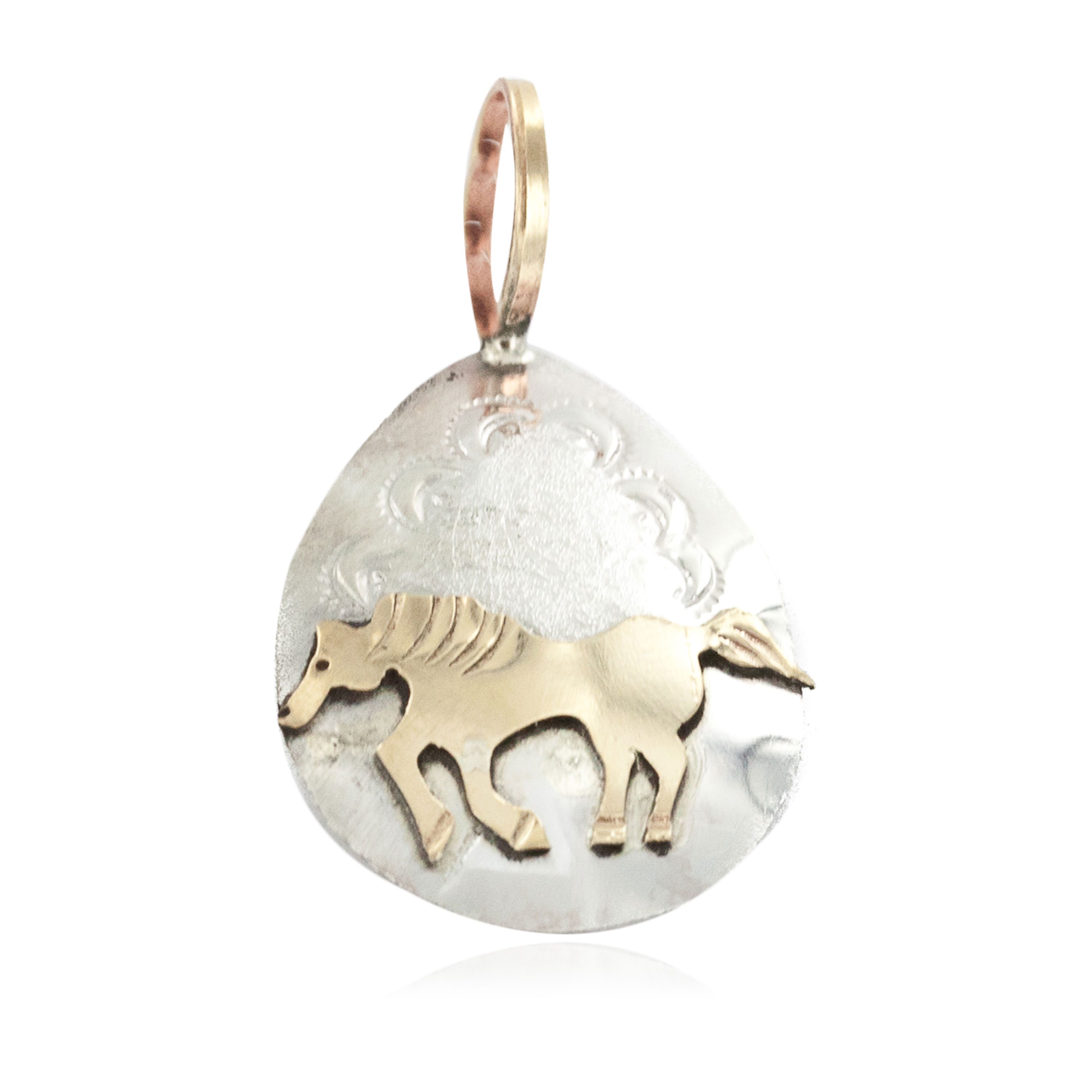 12kt Gold Filled and .925 Sterling Silver Certified Authentic Horse Handmade Navajo Native American Pendant 24475 All Products NB151219032707 24475 (by LomaSiiva) 12kt Gold Filled and .925 Sterling Silver Certified Authentic Horse Handmade Navajo Native American Pendant 24475 All Products NB151219032707 24475 (by LomaSiiva)