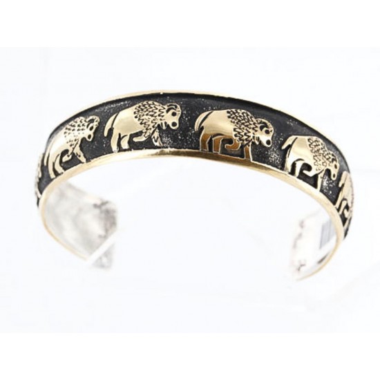 12kt Gold Filled and .925 Sterling Silver Handmade BUFFALO Certified Authentic Navajo Turquoise Native American Bracelet 371013207826 All Products 371013207826 371013207826 (by LomaSiiva) 12kt Gold Filled and .925 Sterling Silver Handmade BUFFALO Certified Authentic Navajo Turquoise Native American Bracelet 371013207826 All Products 371013207826 371013207826 (by LomaSiiva)