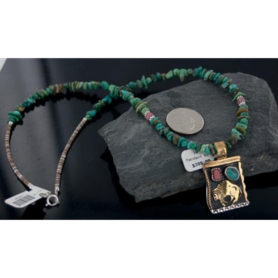 12kt Gold Filled and .925 Sterling Silver Handmade Buffalo Certified Authentic Navajo Turquoise Native American Necklace 390650784994 All Products 390650784994 390650784994 (by LomaSiiva) 12kt Gold Filled and .925 Sterling Silver Handmade Buffalo Certified Authentic Navajo Turquoise Native American Necklace 390650784994 All Products 390650784994 390650784994 (by LomaSiiva)